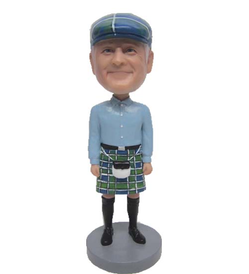 Custom Bobblehead Scottish BagpiperCustom Bobbleheads| Personalized ...