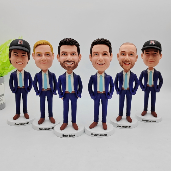 6 Group Bobblehead for team bulkCustom Bobbleheads| Personalized ...